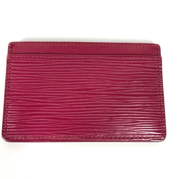 LOUIS VUITTON Epi Porte Cartes Simple Business Card Holder Card Case - Picture 8 of 8